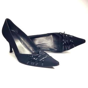STUART WEITZMAN Black heel made in SPAIN size 9